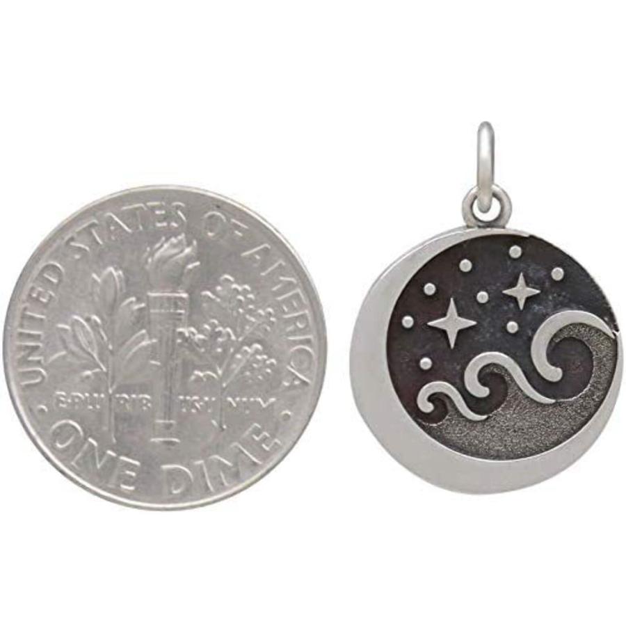 【並行輸入品】チャームドインプレッション スターリングシルバー 星 月 海 ブレスレット Sterling Silver Starry Nigh_9
