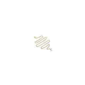 【並行輸入品】18K ソリッドゴールドチェーンネックレス レディース 1.5mm ダイヤモンドカット ロープ ダブルチェーン ネックレス ジュエの画像