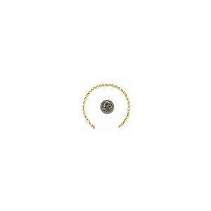 【並行輸入品】Nuragold 10k Yellow Gold 4mm Rope Chain Diamond Cut Bracelet orの画像