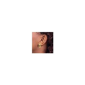 【並行輸入品】14k Yellow Gold Non pierced Hoop Earringsの画像