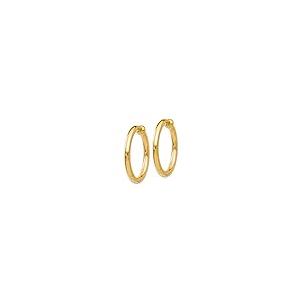 【並行輸入品】14k Yellow Gold Non Pierced Hoop Earrings Earringsの画像