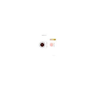 【並行輸入品】Angara Natural Garnet Halo Solitaire Pendant Necklace for Women，_8
