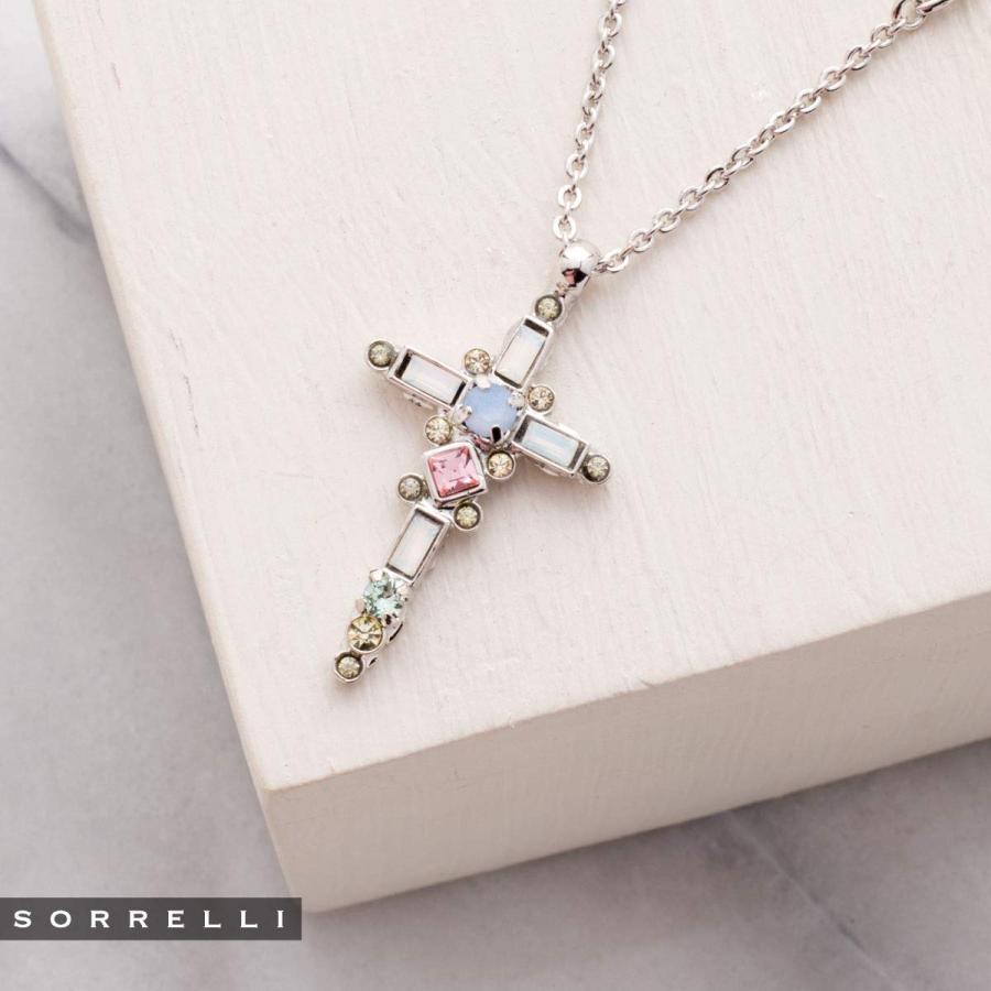 並行輸入品】Sorrelli デリケートスライドクロスペンダントネックレス 