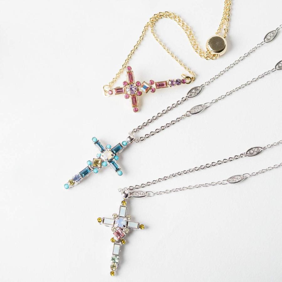 並行輸入品】Sorrelli デリケートスライドクロスペンダントネックレス 