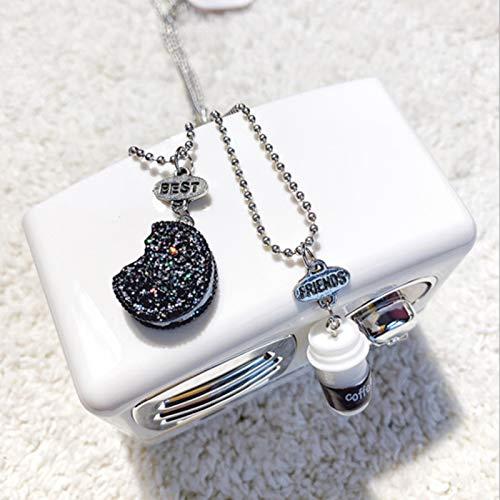 【並行輸入品】discountstore145 Pendant Necklace， 2Pcs/Set Cartoon Mini Biscuit_7