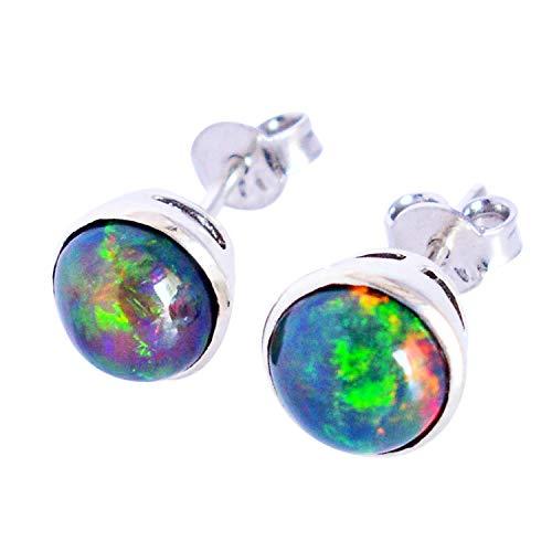【並行輸入品】Ravishing Impressions Natural Ethiopian Opal Gemstone 925 Solid