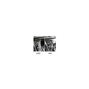 【並行輸入品】XITER ABS Carbon Fiber Car Interior Auto Gear Shift Knob Frame Cの画像