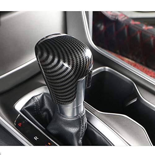 【並行輸入品】XITER ABS Carbon Fiber Car Interior Auto Gear Shift Knob Frame Cの画像