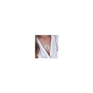 【並行輸入品】MYKA Personalized Family Circle Necklace with Custom Engraved_8
