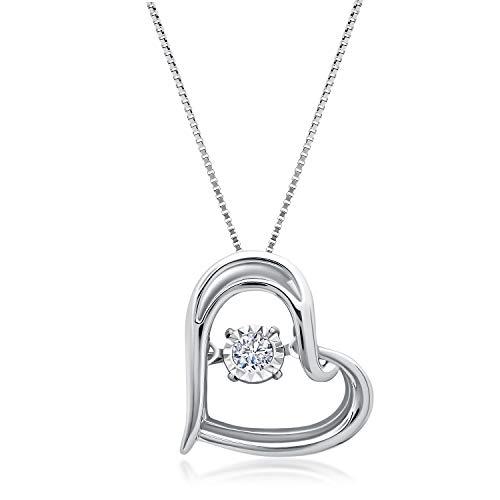 【並行輸入品】[Parade of Jewels] MAX + STONE ユニセックス アダルト 10Kゴールドダイヤモンドネックレス| 18の画像