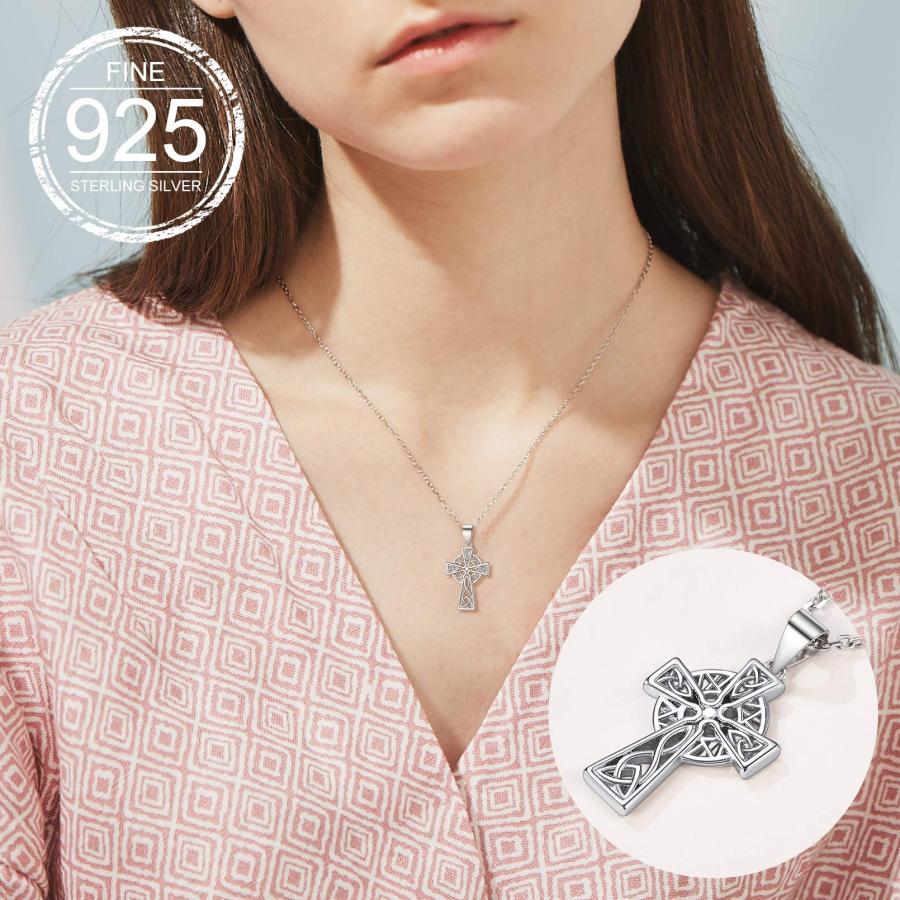 【並行輸入品】FaithHeart ケルトノット ペンダントネックレス スターリングシルバー アイリッシュジュエリー レディース メンズ ハート_6