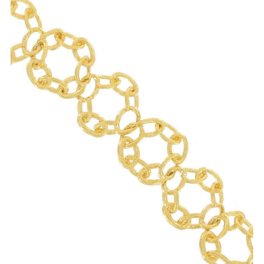 【並行輸入品】Vintage Necklace Big Chunky Yellow Gold Tone Chain Ring Link Col_9