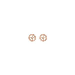 【並行輸入品】Solid 14k Rose Gold Rope Earring Jackets (Width = 11.6mm)の画像