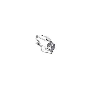 【並行輸入品】shiYsRL Women Necklace Pendant， 2Pcs/Set I Love You Rhinestone I_2