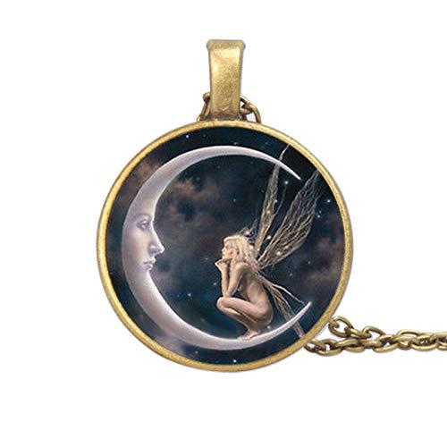 【並行輸入品】SEniutarm Necklaces for Women Girls Fashion Women Angel on Moo_1