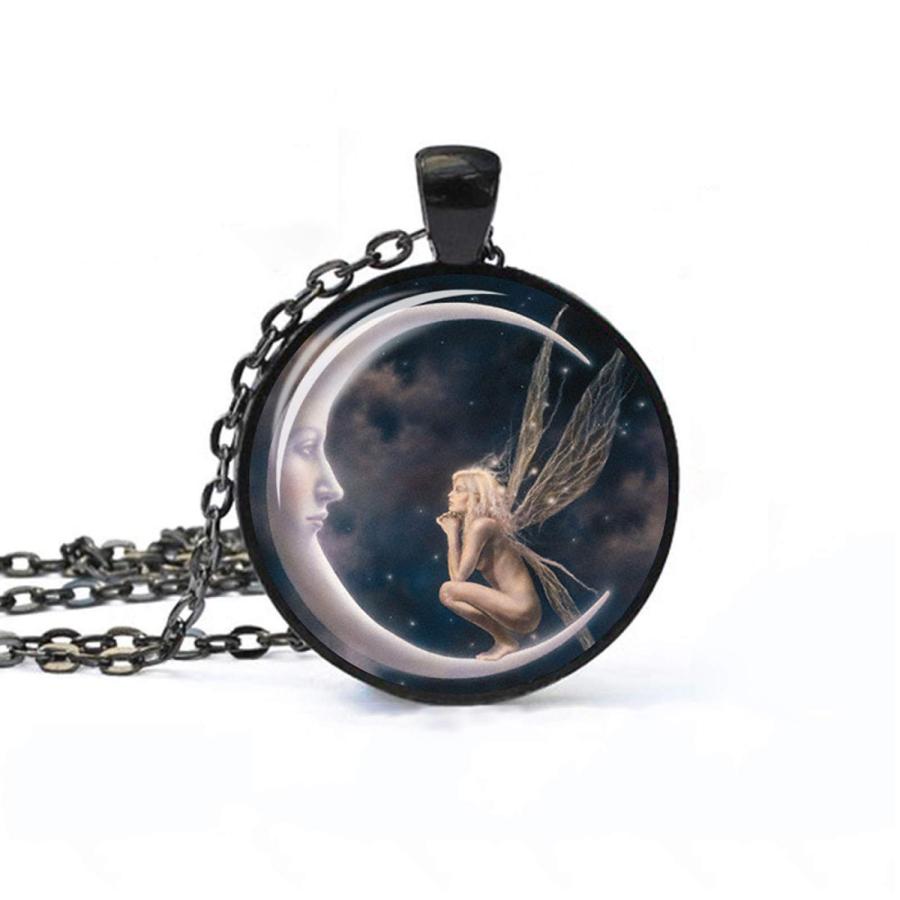 【並行輸入品】SEniutarm Necklaces for Women Girls Fashion Women Angel on Moo_9