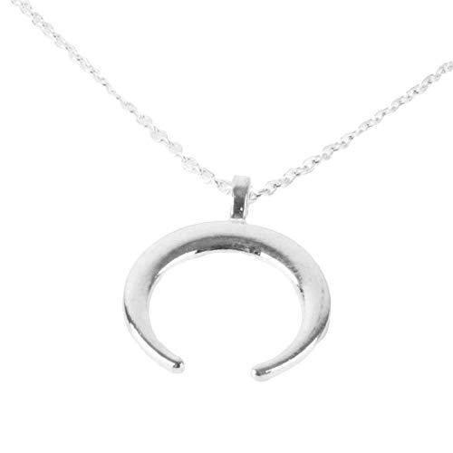 【並行輸入品】SEniutarm Necklaces for Women Girls Simple Women Crescent Moon_1