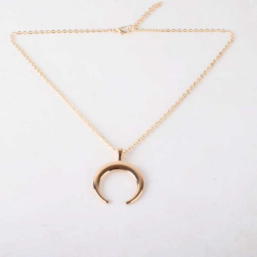 【並行輸入品】SEniutarm Necklaces for Women Girls Simple Women Crescent Moon_9
