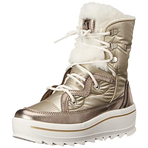 【並行輸入品】PAJAR Canada TACEY LOW 2.0 women's snow boots GOLD METAL 10 USの画像