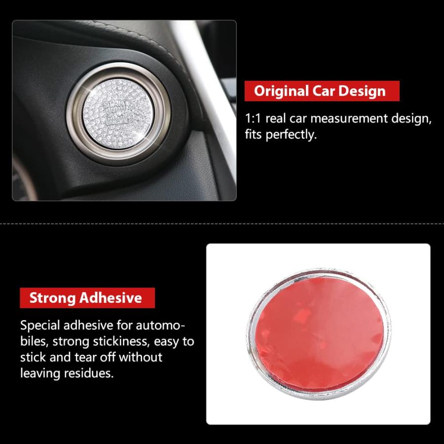 【並行輸入品】PIFOOG for Lexus Accessories Bling Engine Start Stop Button Coveの画像