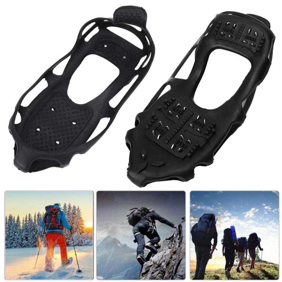 Snow Grips, Climbing Spikes Crampons, Portable 24 Teeth Lightwei 並行輸入品｜best-style｜04