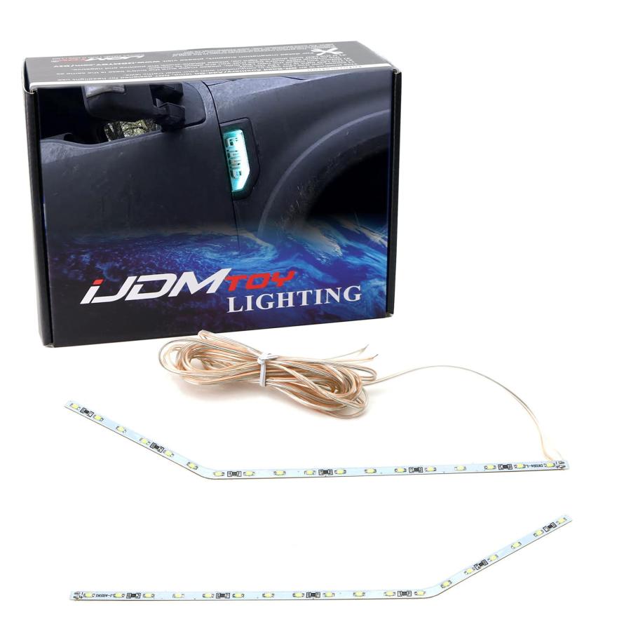【並行輸入品】iJDMTOY アイスブルー LEDバックグラウンドイルミネーションキット 2017 2021 フォード F250 F350 F4_2