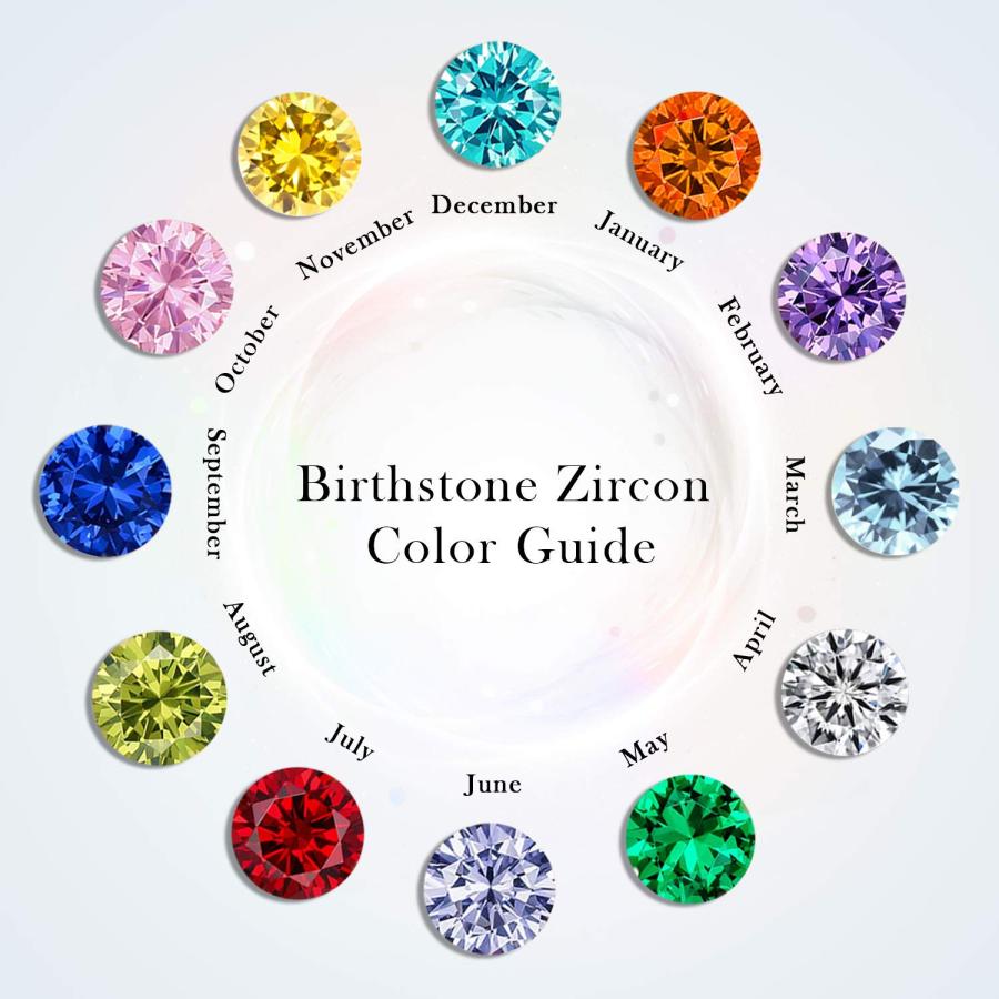 【並行輸入品】BlingGem クロスネックレス レディース 925スターリングシルバー 誕生石ネックレス ローズクロスペンダント 5A キュー