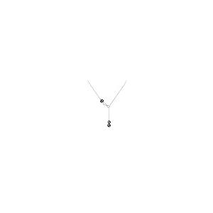 【並行輸入品】Endless Love ブラックパール インフィニティラリアット .925スターリングシルバーネックレス AeraVida Be_2