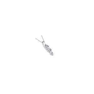 【並行輸入品】シルバースマイル スターリングシルバー 2.34カラット 3つのハート リニアペンダント Sterling Silver Thre_2