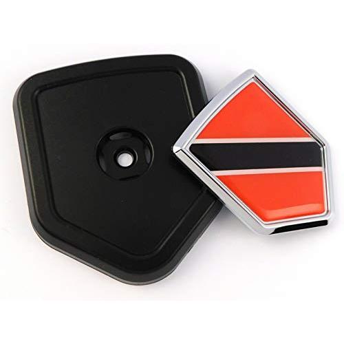 【並行輸入品】Trinidad and Tobago flag Car Truck Black Shield Grill Badge gril_7