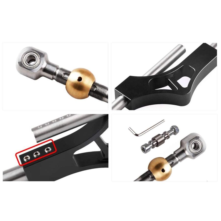 【並行輸入品】aqxreight Short Shifter, Adjustable Gear Shifter Extender Short_3