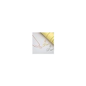 【並行輸入品】MOTIEL ジュエリー パーソナライズ カスタム 聴診器 ネームネックレス 925スターリングシルバー 10K 14K 18Kゴの画像