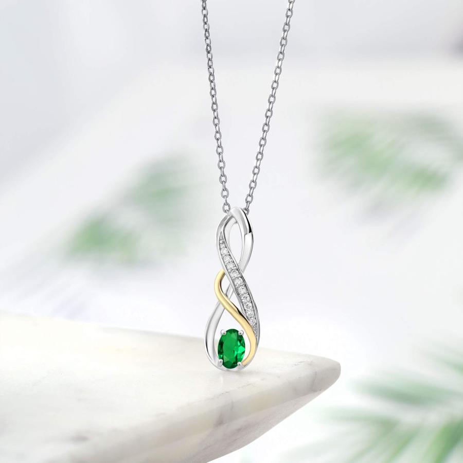 並行輸入品】[Gem Stone King] 0.47カラット ナノエメラルド