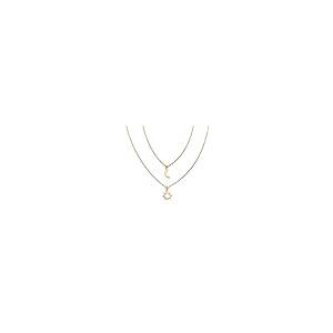 【並行輸入品】Tawdull 太陽と月 レイヤードネックレス レディース 上品なチョーカーネックレス ティーンガールズ ガールフレンドギフト ペ_2