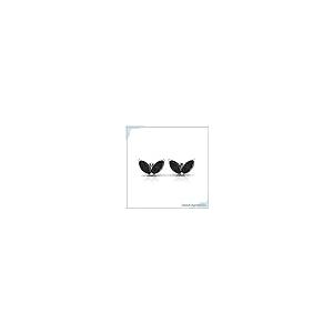【並行輸入品】Diamondrensu 1.0 CTW Marquise Black Moissanite Stud Earrings forの画像