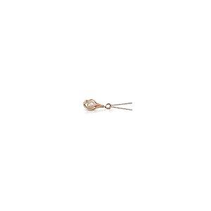 【並行輸入品】Galaxy Gold GG 14K Solid Rose Gold Necklace With Natural Pearl Pの画像