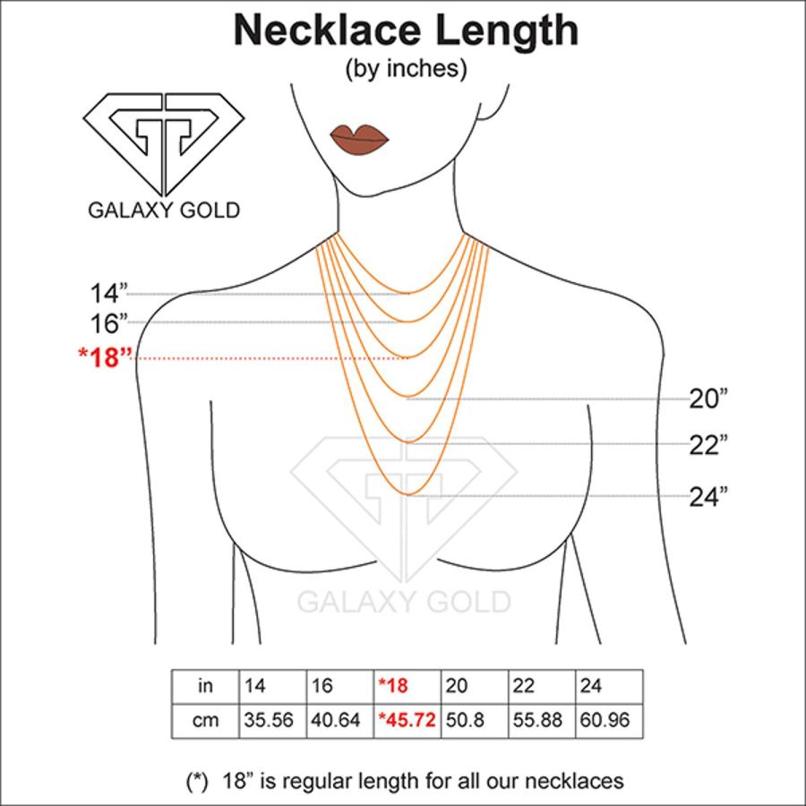 【並行輸入品】Galaxy Gold GG 14K Solid Rose Gold Necklace With Natural Pearl Pの画像