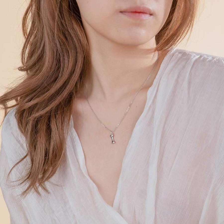 【並行輸入品】AILIN カスタム 子犬 骨ネックレス 925スターリングシルバー 名前入り 犬の肉球プリント 誕生石ペンダント ペット愛好家
