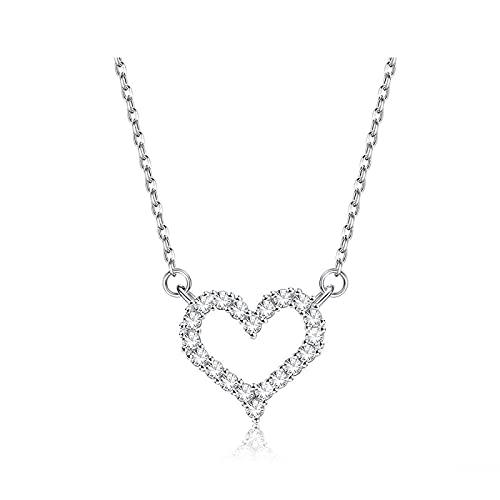【並行輸入品】NC Women's Pendant Necklaces 925 Sterling Silver Heart Pendant_1