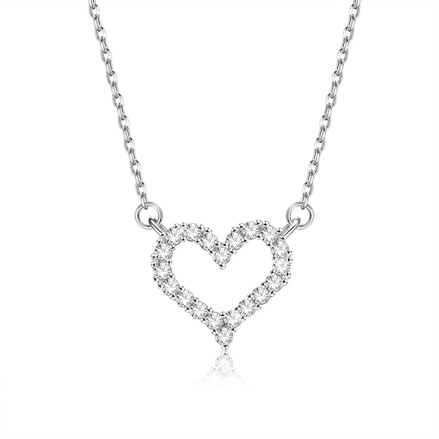 【並行輸入品】NC Women's Pendant Necklaces 925 Sterling Silver Heart Pendant_3