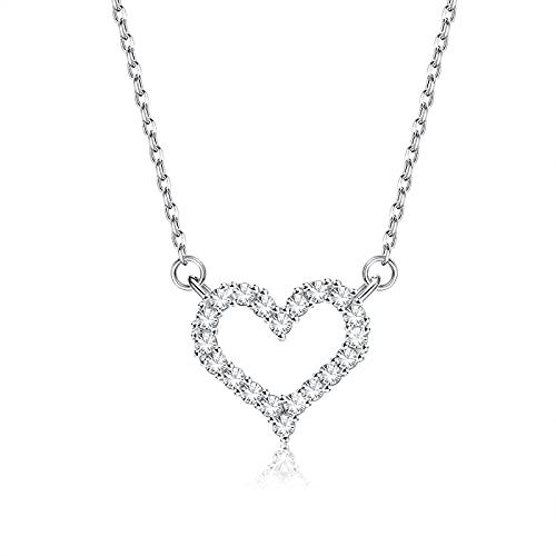 【並行輸入品】NC Women's Pendant Necklaces 925 Sterling Silver Heart Pendant_4