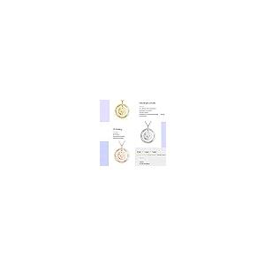 【並行輸入品】MRENITE 10k 14k 18k Solid Yellow Gold Personalized Name Family Tの画像