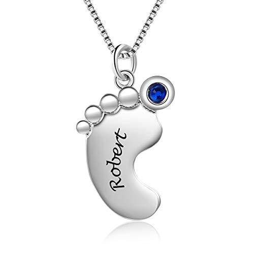 【並行輸入品】Personalized Necklace for Mother Custom Necklace for Mom with Ch