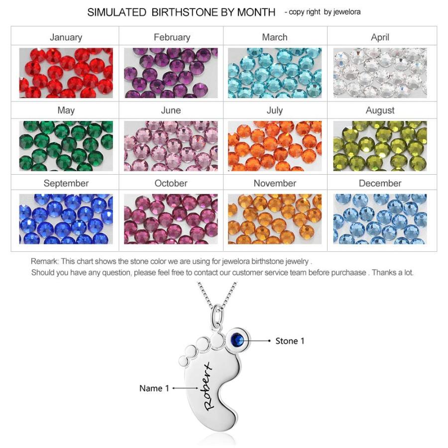 【並行輸入品】Personalized Necklace for Mother Custom Necklace for Mom with Ch