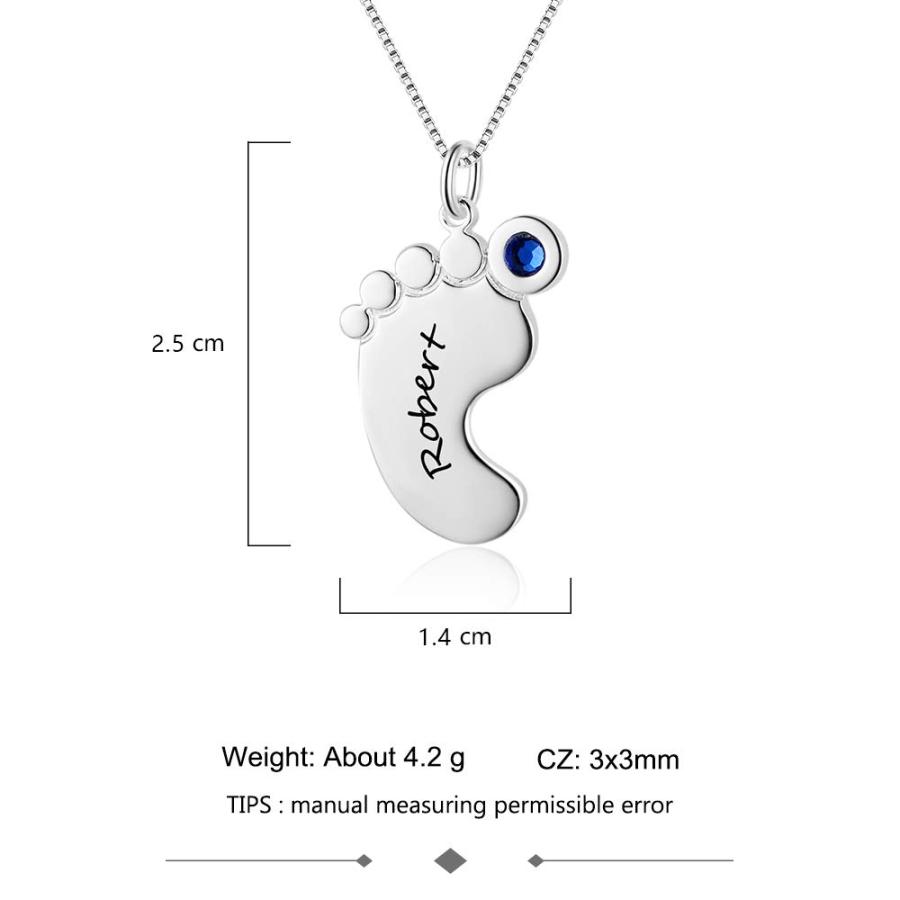 【並行輸入品】Personalized Necklace for Mother Custom Necklace for Mom with Ch