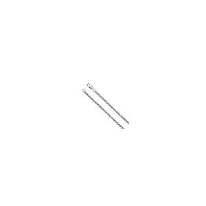 【並行輸入品】The Black Bow 2.4mm Rhodium Plated Sterling Silver Solid Wheat C_2