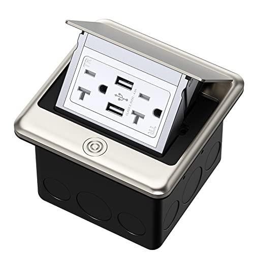 並行輸入品】KYHSHJ 4.8A USB充電器 ポップアップフロア防水電気
