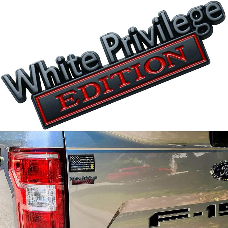 【並行輸入品】[4pcs] 3D Letter Edition Emblem Fender Badge, Black Red Car Trucの画像