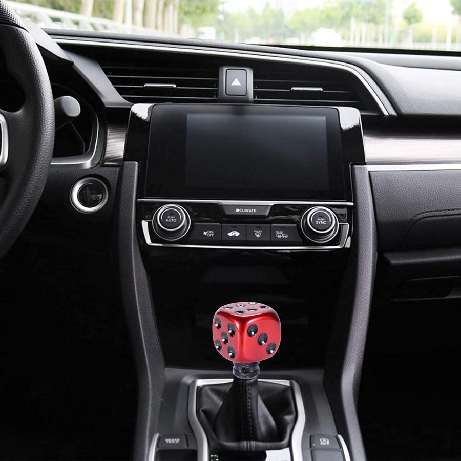 【並行輸入品】Dice Car Stick Shift Knob, Resin Gear Shifter Handle, Universal_3