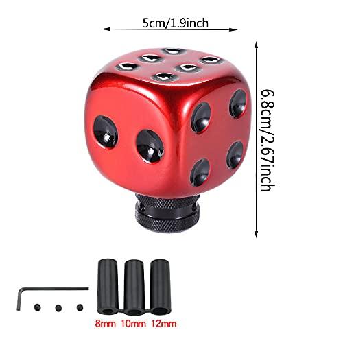 【並行輸入品】Dice Car Stick Shift Knob, Resin Gear Shifter Handle, Universal_7